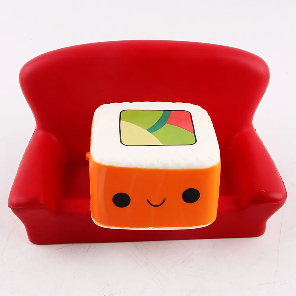 

Sushi Scented Toy Slow Rising Fun Toy Relieve Stress Cure Gift Elastic Environmentally PU Relieve Stress Decompression Toys