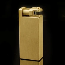 XGQ Ретро винтажное медное колесо керосиновая Зажигалка ручной работы