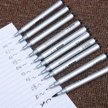 

10 Tip Sizes Micron Neelde Drawing Pen Waterproof Pigment Fine Line Sketch Markers Pen For Writing Hand-Paint anime Art Supplies