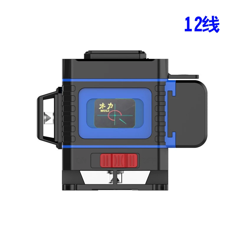 

Wall meter machine 3D12line green light LD blue level level paving tile leveling wall remote control display