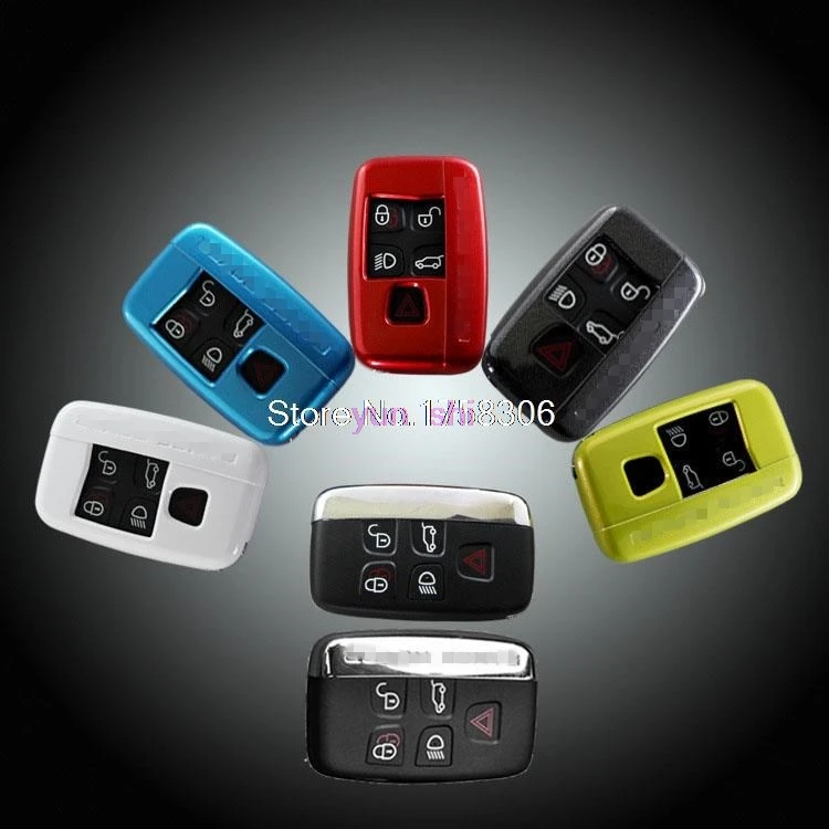 ABS Car key case key covers for Land Rover Range Rover Evoque Freelander 2 Discovery 3 4 key bag shell case (Intelligent Edition