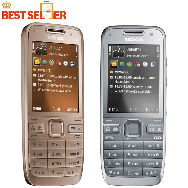 E52 Original Unlocked Nokia E52 GSM WCDMA Smartphones WIFI Bluetooth
