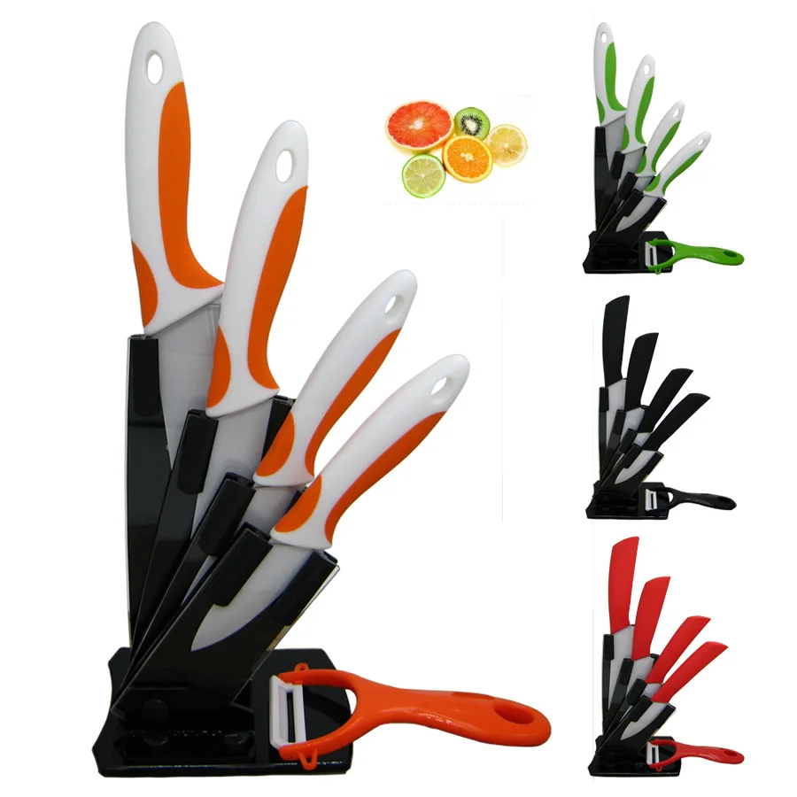 Ultra Sharp Ceramic Knife Set Chef's Kitchen Knives Cultry Kit 3" 4" 5