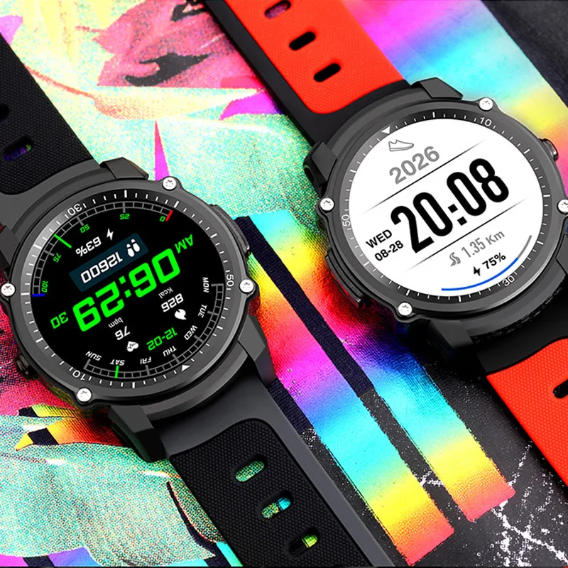 WQ FS08 GPS умные часы Android фитнес трекер для измерения сердечного ритма Смарт IP68