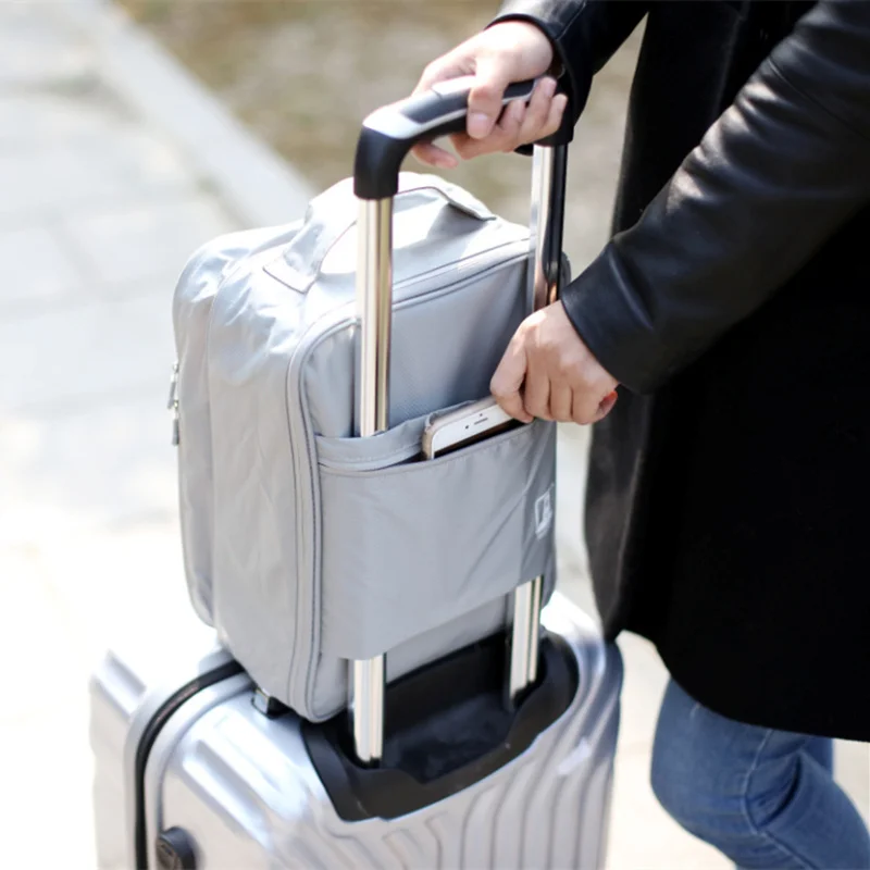 Цена Портативный полиэстер 3 пары обувь сумка для хранения Чемодан нести путешествия шлёпанцы женщин мешок полотенца Макияж Косметический