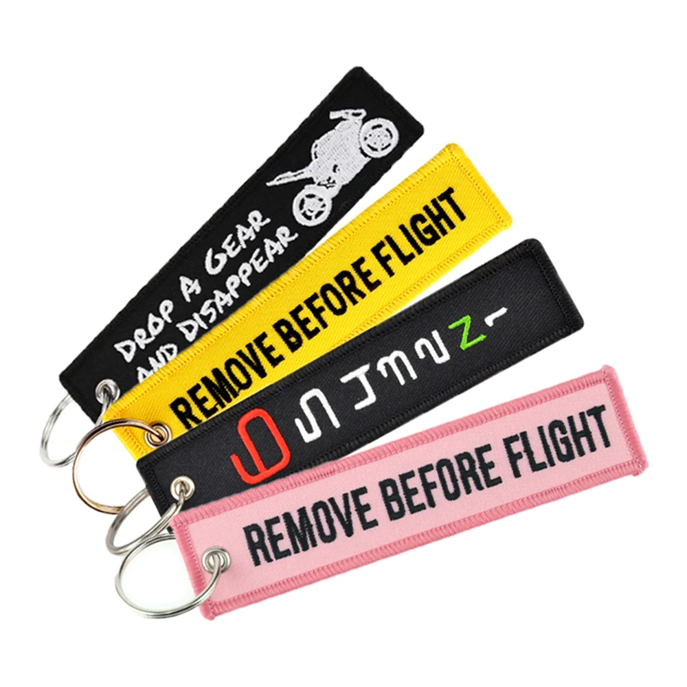 

2pcs Motorcycle Keychain Moto Keychain Embroidery Motorcycle Key Holder Ring Chain Moto Accessories Key Ring