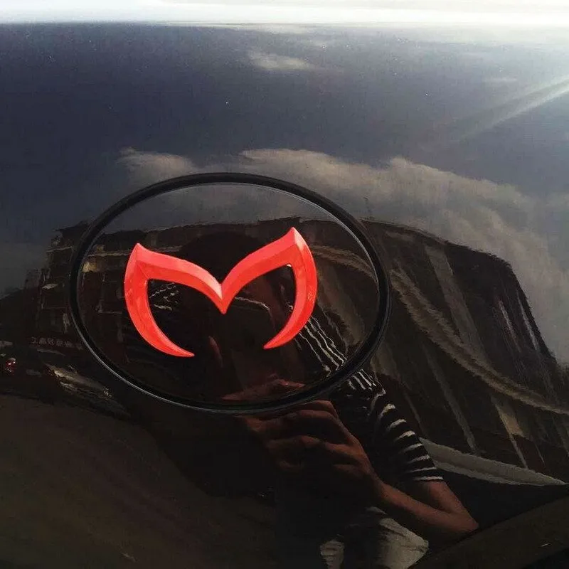 Cool Bat Batman 3D Car Sticker Auto Emblem Logo For Mazda any model black gold red silver Car Styling exterior Accessories (1)