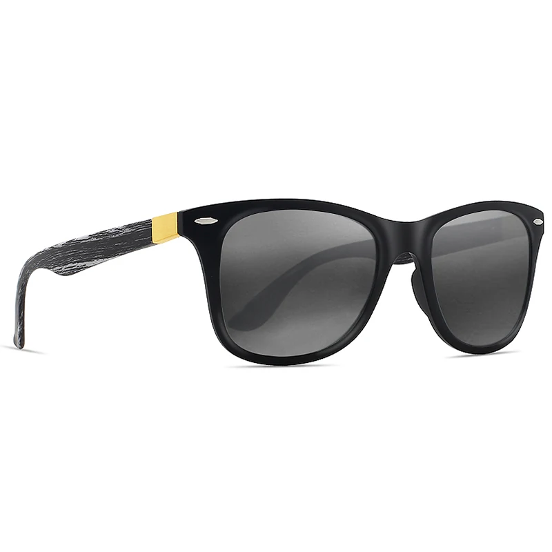 JULI, модные солнцезащитные очки для мужчин и женщин, бамбуковые, с принтом, Oculos De Sol, 52 мм, солнцезащитные очки, фирменный дизайн, Oculos De Sol Fe, мужские, ino 4195 - Цвет линз: C5 Black Black