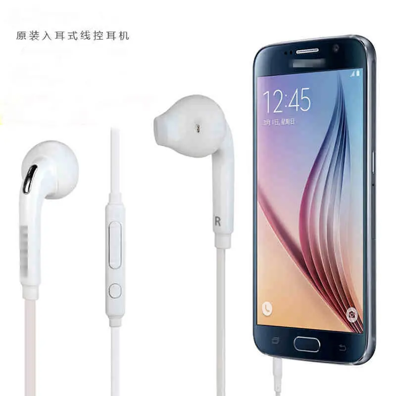 3 5 мм наушники вкладыши с микрофоном стереонаушники гарнитура для Samsung S6 S5 S4