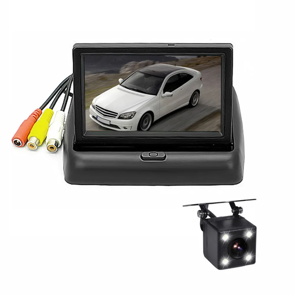 

4.3in Multifunction Auto In-dash Monitor Backup Camera Video Player Met Car DVR Rear view display
