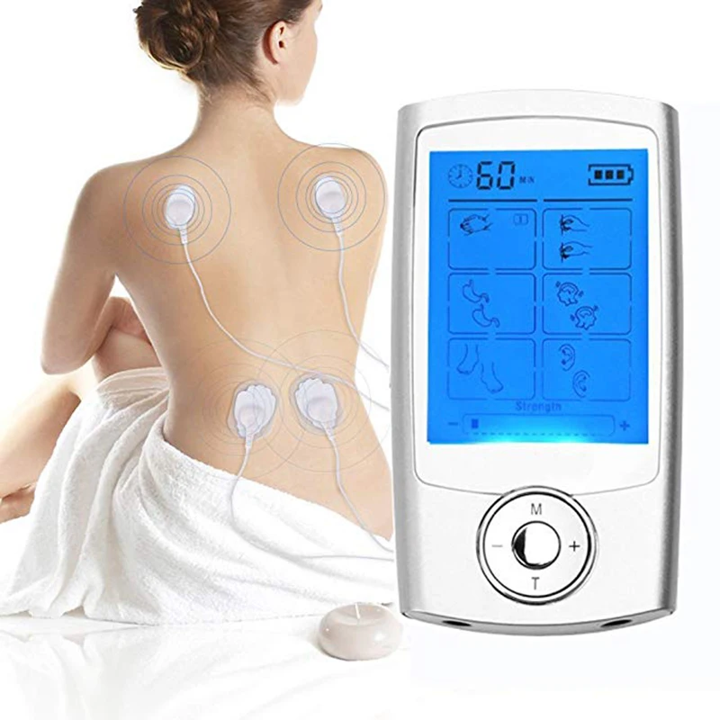 

High quality 16 Modes Health Care Body Massage Electric EMS Muscle Stimulator TENS Unit Electronic Pulse Physiotherapy Massager