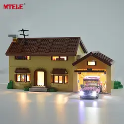 MTELE светодио дный свет комплект для Симпсонов дом свет комплект совместим с 71006 16005 (не включает модель