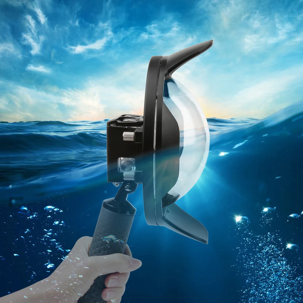 Снимать для GoPro для подводного погружения и дайвинга купольный Порты и разъёмы Водонепроницаемый чехол Корпус для экшн-Камеры GoPro Hero 7 6 5 Black Go Pro купольная крышка объектива аксессуар