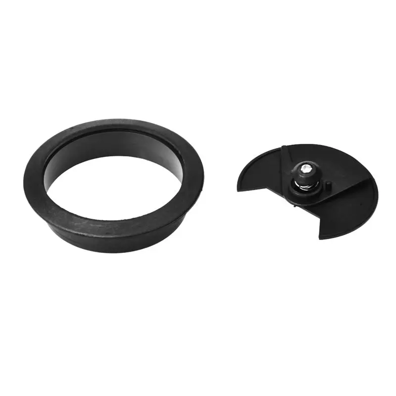 

20pcs PC Computer Desk Grommet Wire Hole Cap Cable Cover 60mm Black