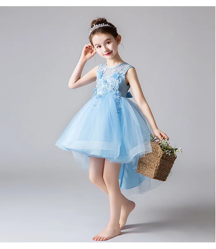 trailing princess dress Girls_05