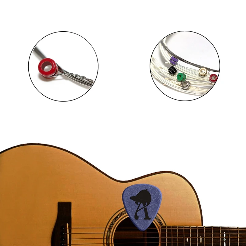 

TX620-S 6PCS 010-047 Inch Acoustic Guitar Strings Anti-Rust Extra Light Tension
