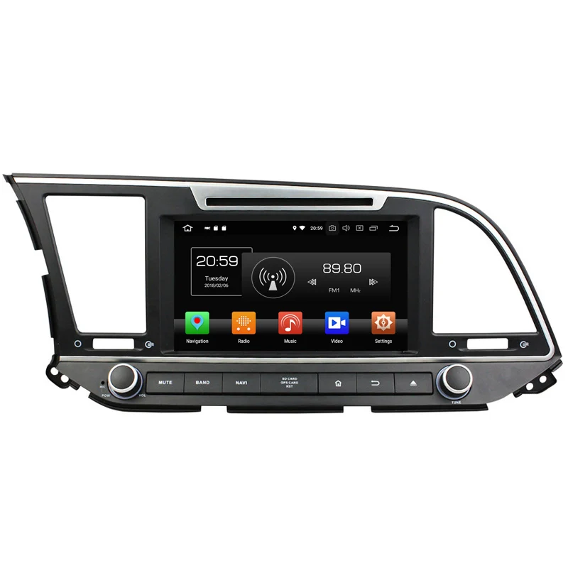 NaviTopia 4G RAM 64G ROM 8 Core Car GPS Navigation For Hyundai Elantra 2016 Radio Head Unit | Автомобили и мотоциклы