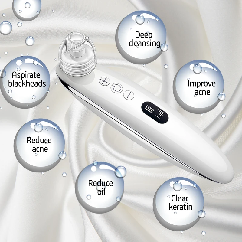 Remoção de Cravo Dispositivo de Cuidados com a Pele Poros Profundos Cleaner Espinha Manchas Pretas Remoção Vácuo Sucção Facial Diamante Beleza Ferramenta 16 Remoção de cravo dispositivo de cuidados com