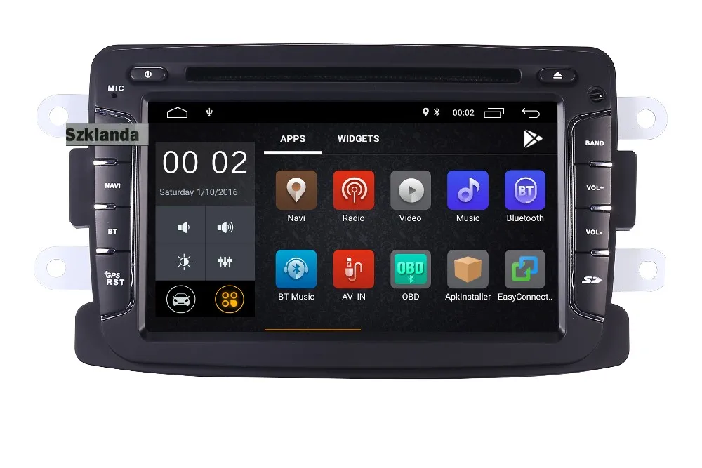 2din Android 9,0 автомобильный dvd-плеер для Renault Duster Dacia Sandero Capture Lada Xray 2 Logan 2 ram 3g wifi gps навигация радио