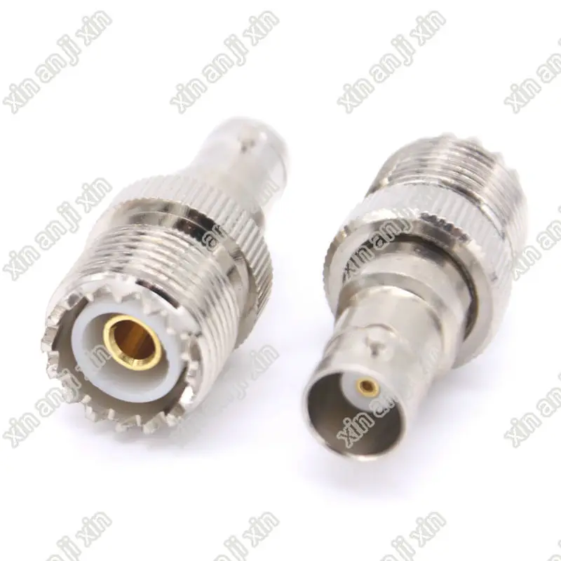 

coaxial connector SO239 UHF female to BNC female adapter fast ship