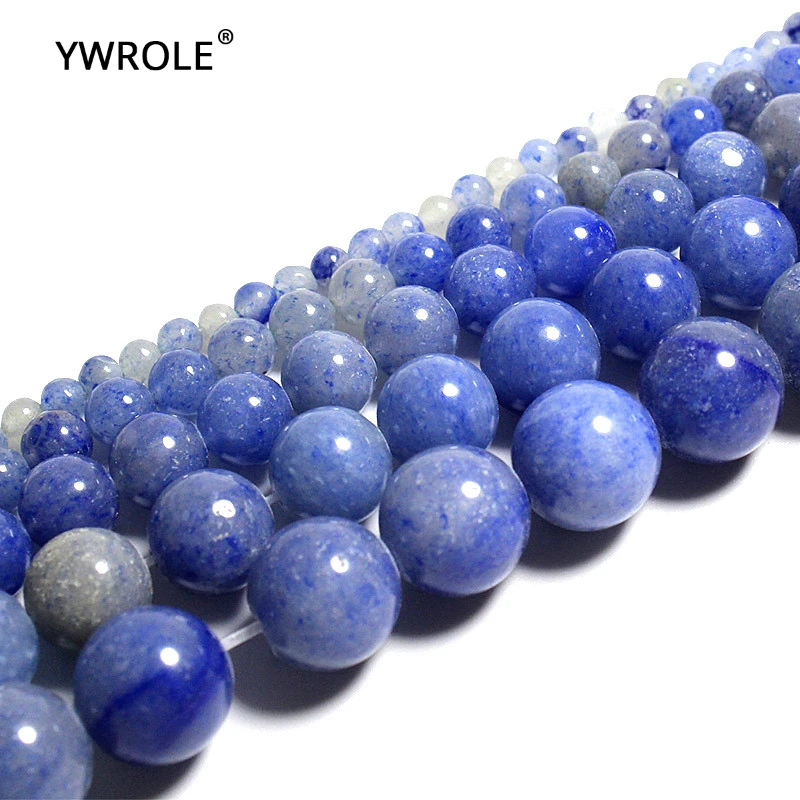 Бусины из натурального камня Dumortierite Blue Aventurine Jades искусственный материал 4/ 6/8/10/12