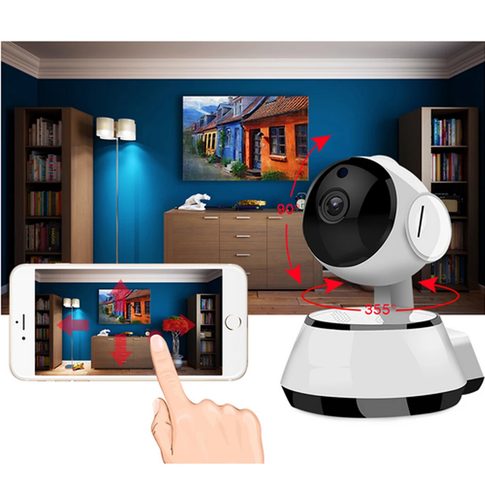 Беспроводная IP камера ZGWANG 720P HD Wi Fi видеонаблюдения наблюдения с ночным видением