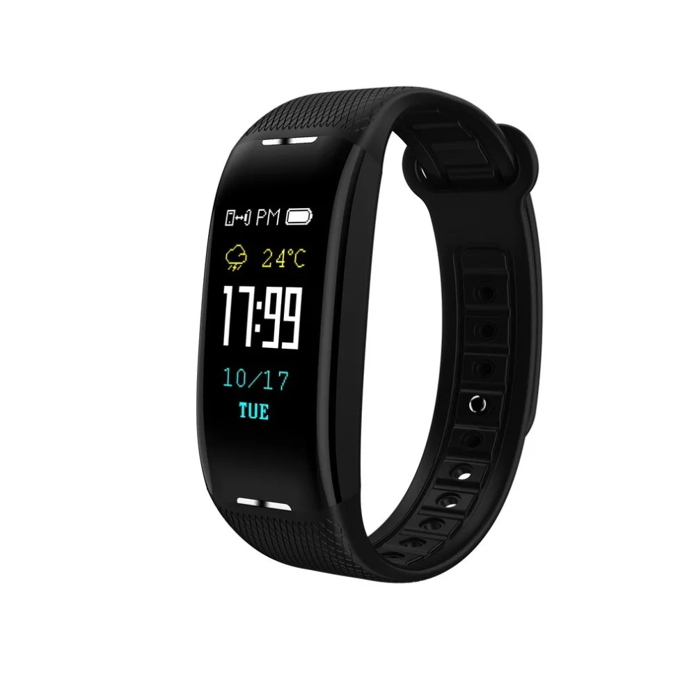 

X1 Smart Bracelet Color IPS Screen Heart Rate Monitor Blood Pressure Fitness Tracker Waterproof Bluetooth Sport Watch Black