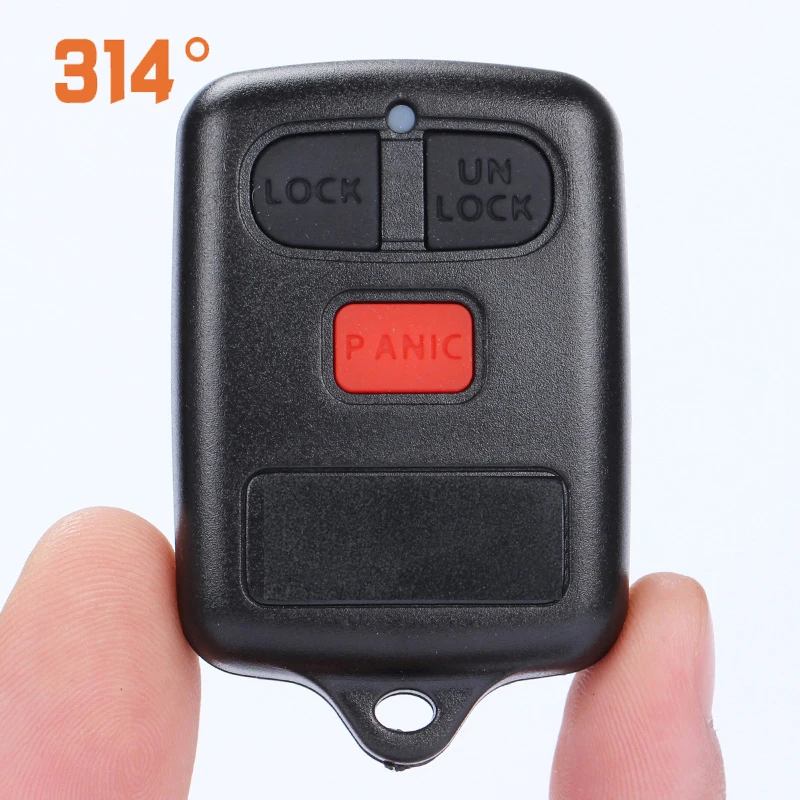 

Three-button Black Car Key Remote Control Shell Replacement Shell With Button Skin Suit For Old Toyota Corolla Vios Car Key
