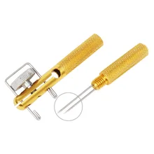 2шт двойного назначения рыболовный крючок приспособление для вязания узлов из рыболовной лески 11 см алюминиевый сплав для мини рыболовный крючок легко носить с собой аксессуары