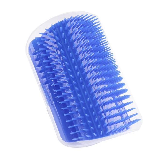 Pet Cat Products Cat Hair Brush Corner Cat Massage Self Grooming Comb Brush Catnip Rubs Face with Tickling Comb Cat Toy Supplies 5