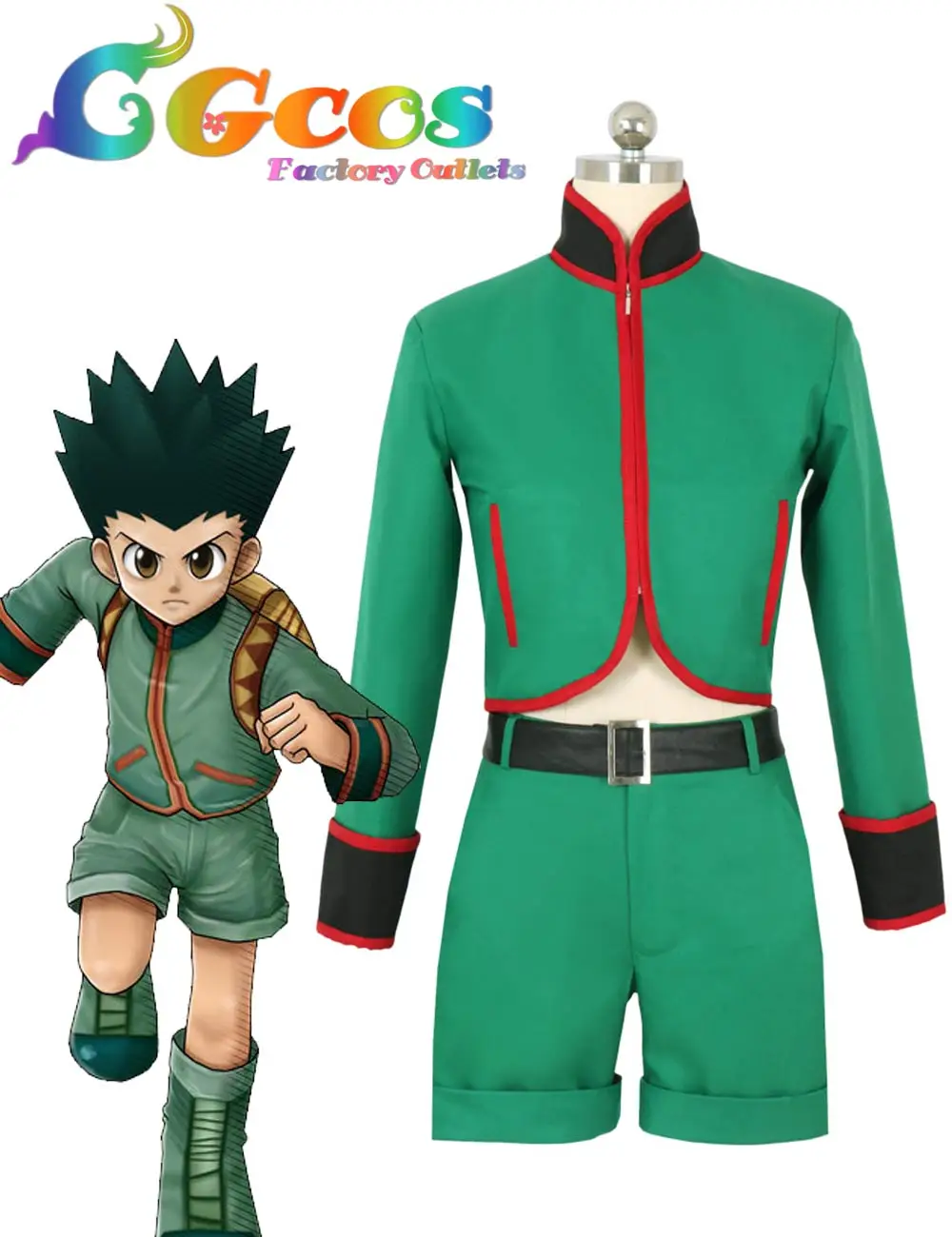 CGCOS Free Shipping Cosplay Costume Hunter X Hunter Gon ...