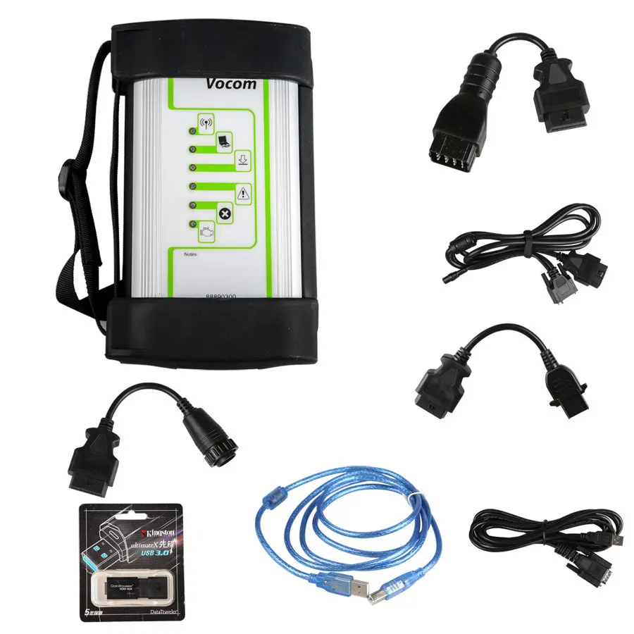 Best Price 88890300 For Volvo Vocom Interface For UD/For Mack/For Volvo Vocom 88890300 Online Update Truck Diagnostic Tool