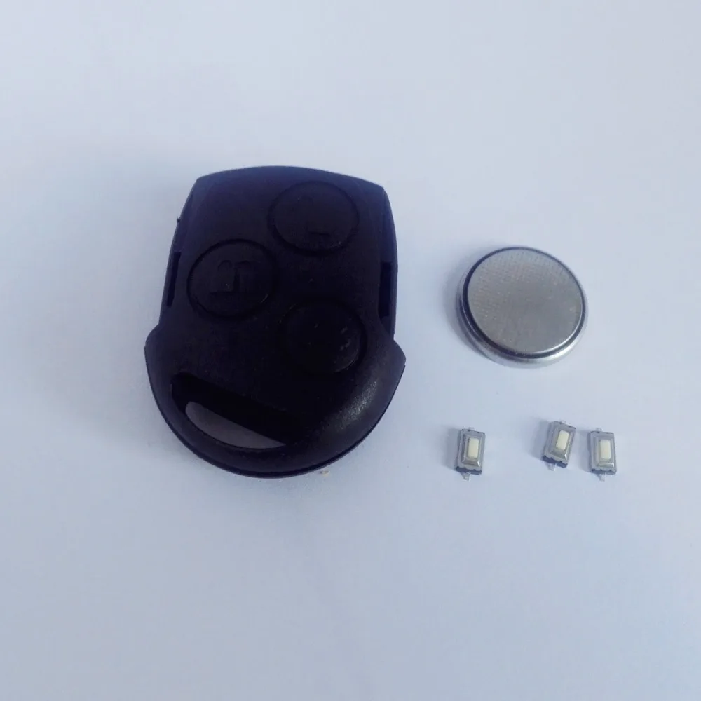Remote Key shell 3 Buttons for Ford Focus Fiesta Mondeo with Batteries and switches+LOGO | Автомобили и мотоциклы