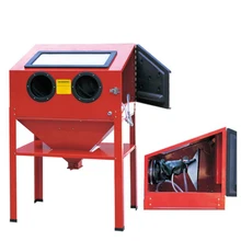 Ручная пескоструйная машина маленькая коробка тип уплотнитель для пыли без ржавчины Deburring светильник сухой струйной машины шлифовальный станок