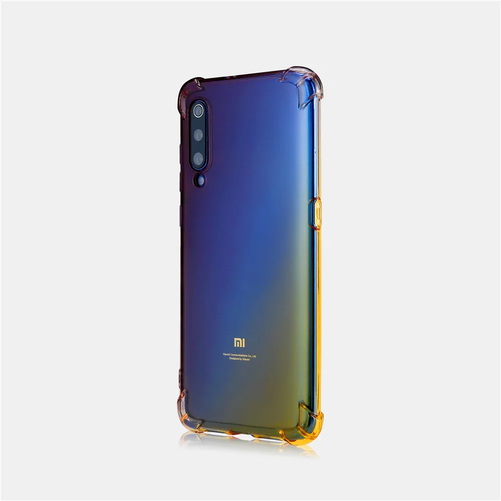 Цветной градиентный телефонный чехол для Xiao mi Red Note 7 Ультратонкий Мягкий ТПУ s Xiaomi