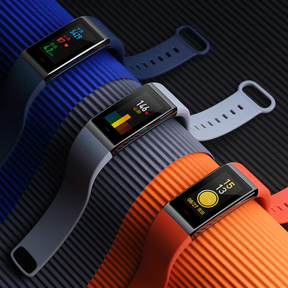 Фитнес-браслет Amazfit Cor, 1,23 дюймов, ips цветной экран, смарт-браслет, 5 АТМ, водонепроницаемый монитор сердечного ритма, английская версия