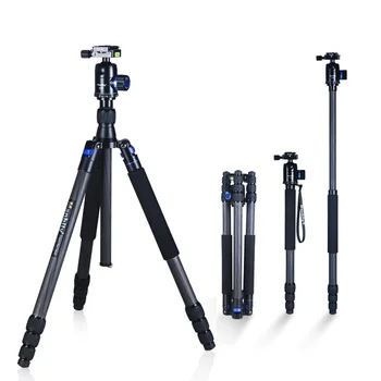 

Manbily CZ-820 Professional Portable carbon fibre professional panorama ball head tripod & monopod for Video Camera DSLR