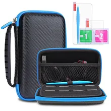 Защитная пленка для экрана с сенсорной ручкой и жесткая сумка из eva чехлы Защитный чехол для nintendo 2DS XL nintendo 2 DSXL LL