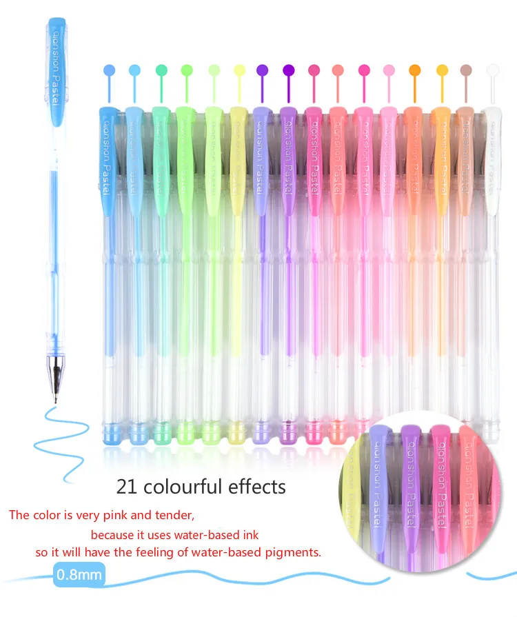 200 гелевая цветная ручка набор 100 ручек с 100 заправками для взрослых раскрасок блестящая металлическая ручка для рисования Маркер подарок