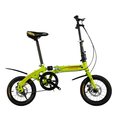 YC крыло Чи велосипед 14 дюймов складной велосипед zxc двойной диск мини взрослый детский велосипед