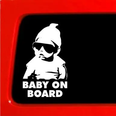 Baby in the car warning language occlusion scratches High Quality Car The Whole Body Sticker Vinyl Decals Auto Truck Decoration |