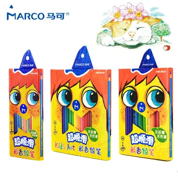 

Marco 36 Pcs Color Pencil Non-toxic lapis De Cor Profissional Colored Pencils For Children Toys Gifts Crayons School Supplies