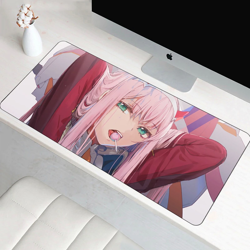 Коврик для мыши 80x40 см XL Big Darling In The FranXX Japan Sex Anime Pretty Girl Friend Gift игровой коврик