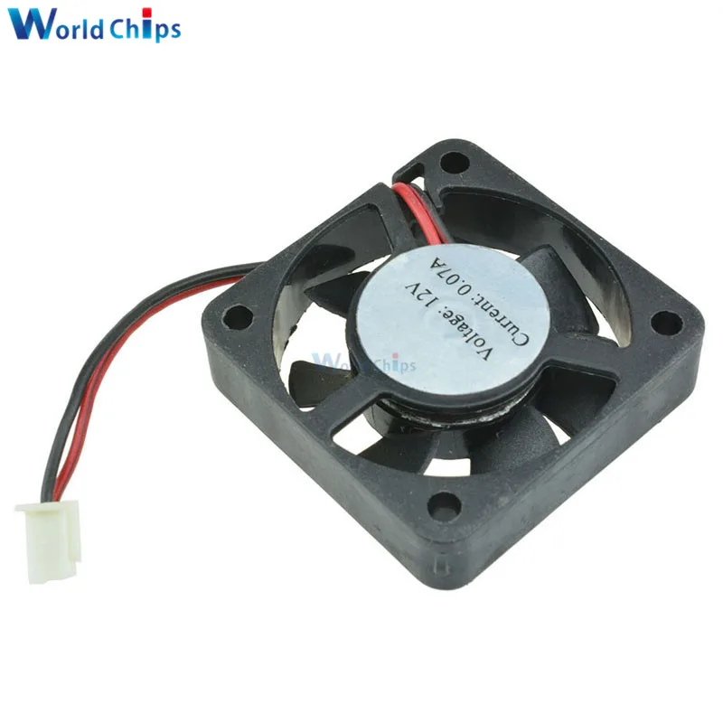 

2Pcs Black 2 Pin 12V 40mm x 10mm 4010 Brushless DC Fan PC Cooling Cooler Fan For Arduino Raspberry Pi Reprap Ramps 3D Printer