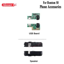 Alesser для HOMTOM S8, громкий динамик, USB разъем, зарядная плата, крепежные детали для HOMTOM S8, USB плата, Аксессуары для мобильных телефонов