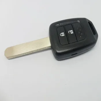 

DAKATU Keyless Entry Remote Key Shell Case Fob 2 Button for Honda USA Uncut Blade Hon66