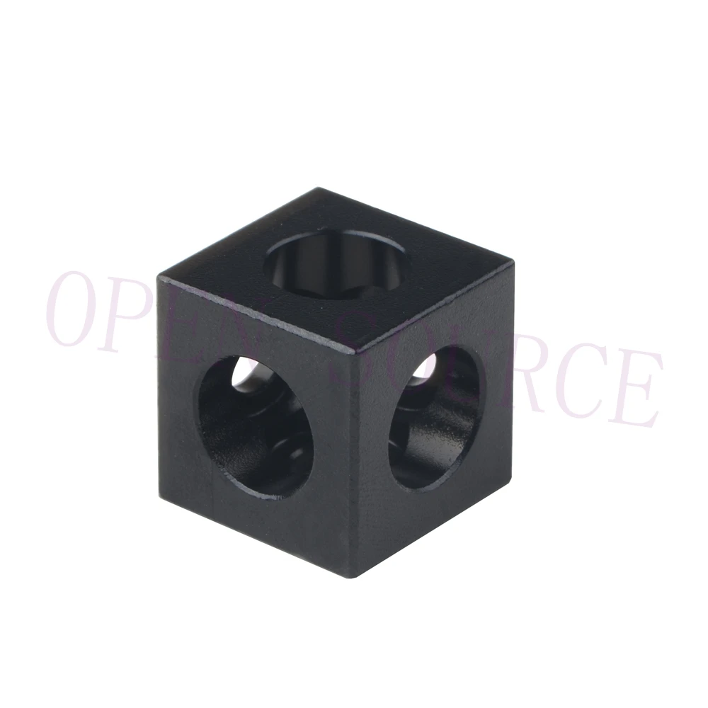 Шт. 10 шт. Openbuilds угол куба Разъем Кронштейн Три Пути Cube регулируемые колеса блок Fit 20 мм профиль экструзии 3d принтеры запчасти