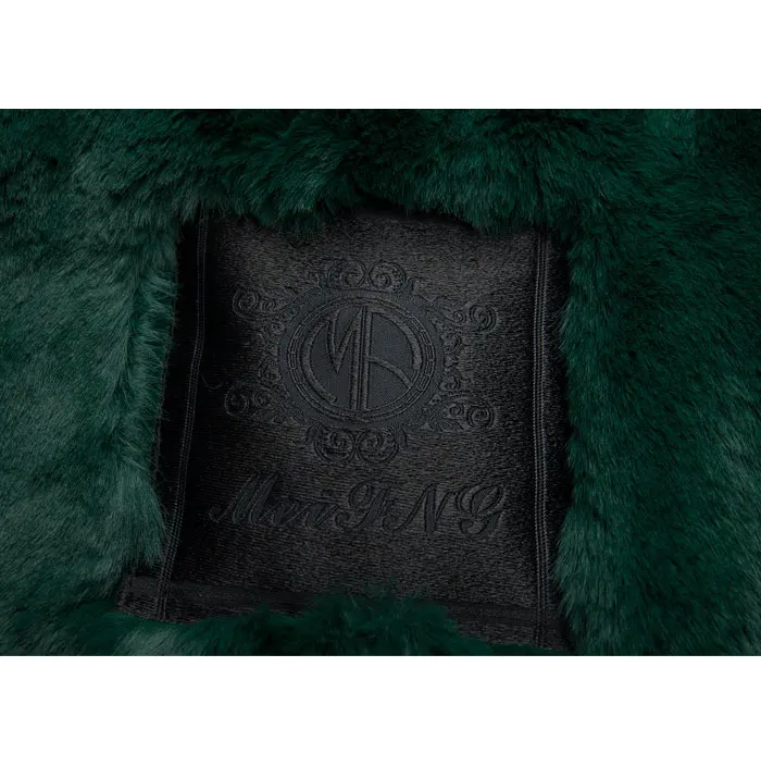 Doublure Veste Manteaux Renard Parka Fourrure Laveur Style M Raton Col Marque Italie D'hiver Foncé Capot De Vraie Vert Femmes xwqU8nz0T