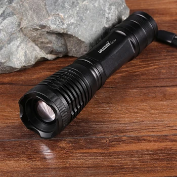 

High Quality Tactical Scout Light Rifle softair Hunting Flashlight 2000LMs XM-L T6 Zoomable Weapon Light Fit 20mm picatinny Rail