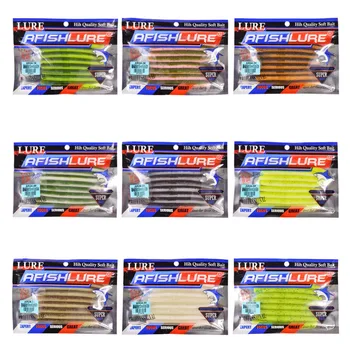 

Fishing Lure Stick Senko Worm 100cm 6.5g 64pcs Bass Soft Silicon Worm Lures Baits Artificial Earthworm Wracky Rig Soft Lure Set